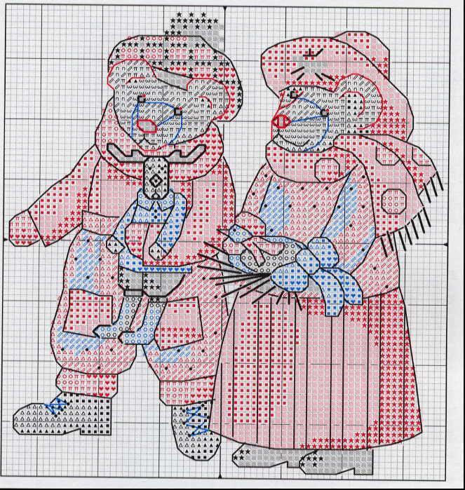 Schema punto croce Orsi Dal Mondo 6