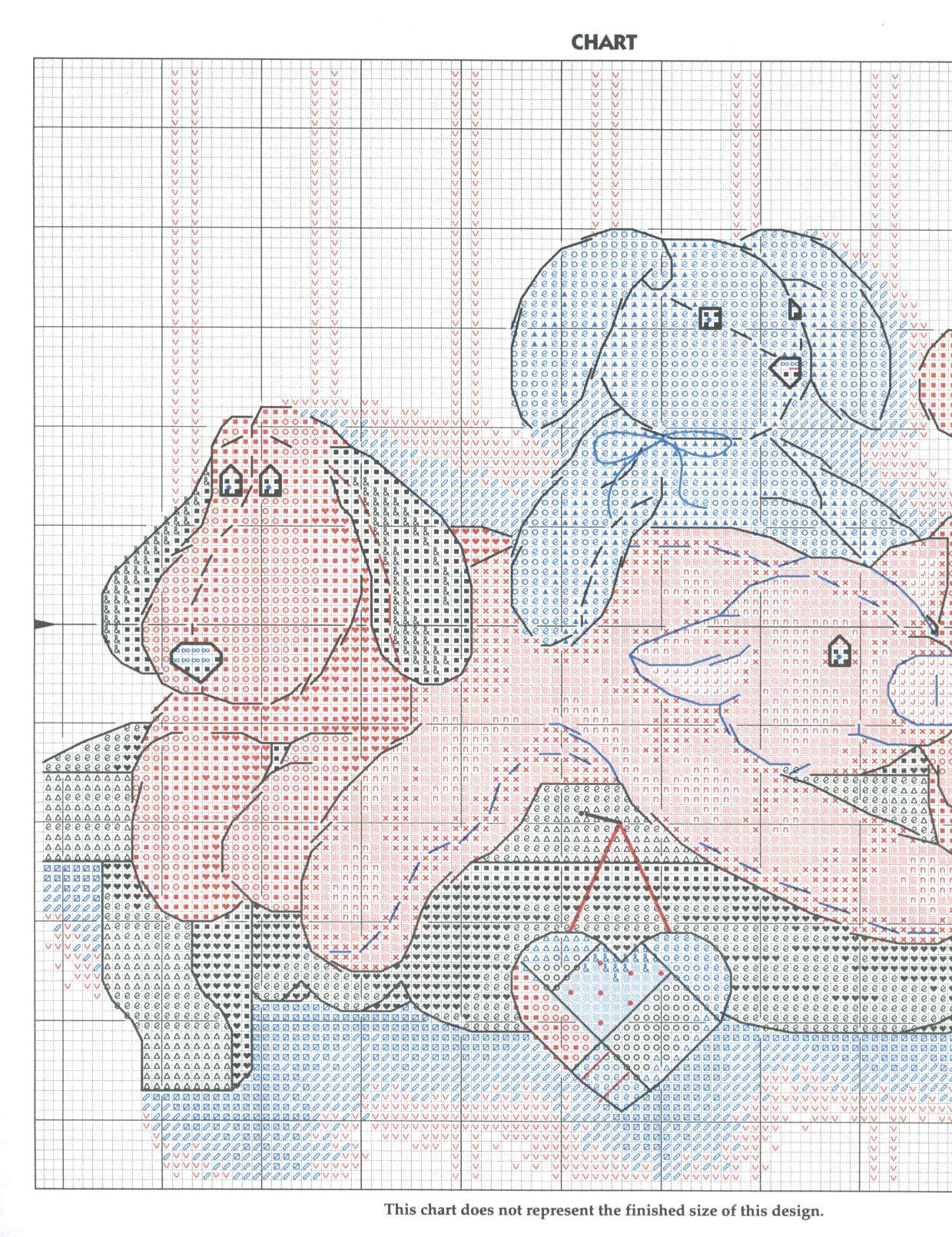 Schema punto croce Orsi Di Pezza 2