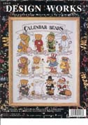 Schema punto croce Calendar Bears 1