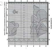 Schema punto croce Calendario 10