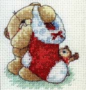 Schema punto croce Christmas Bear 10