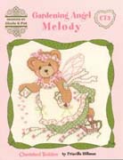 Schema punto croce Gardening Angel Melody 1