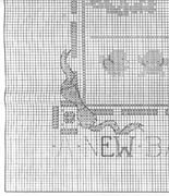 Schema punto croce Nascita Orsetti 2h