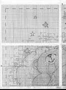 Schema punto croce Orso Sulla Nuvola 1b