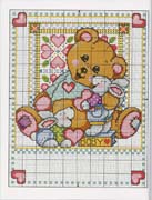 Schema punto croce Teddies 35