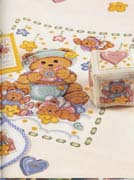 Schema punto croce Teddies 38