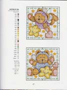 Schema punto croce Teddies 44