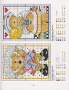 Schema punto croce Teddies 56