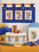 Schema punto croce Teddies 58