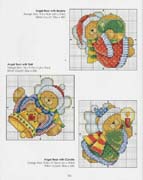 Schema punto croce Teddies 93