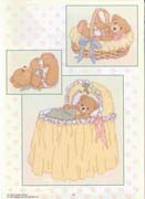 Schema punto croce Teddies Nursery 3