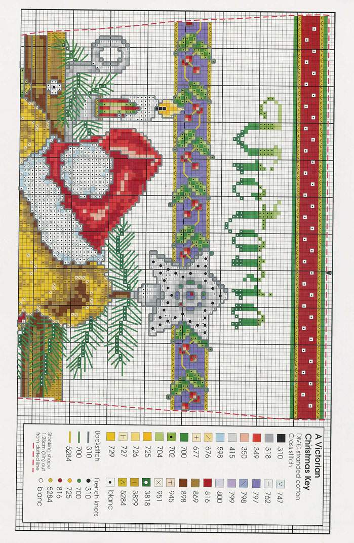 Schema punto croce Teddies 99