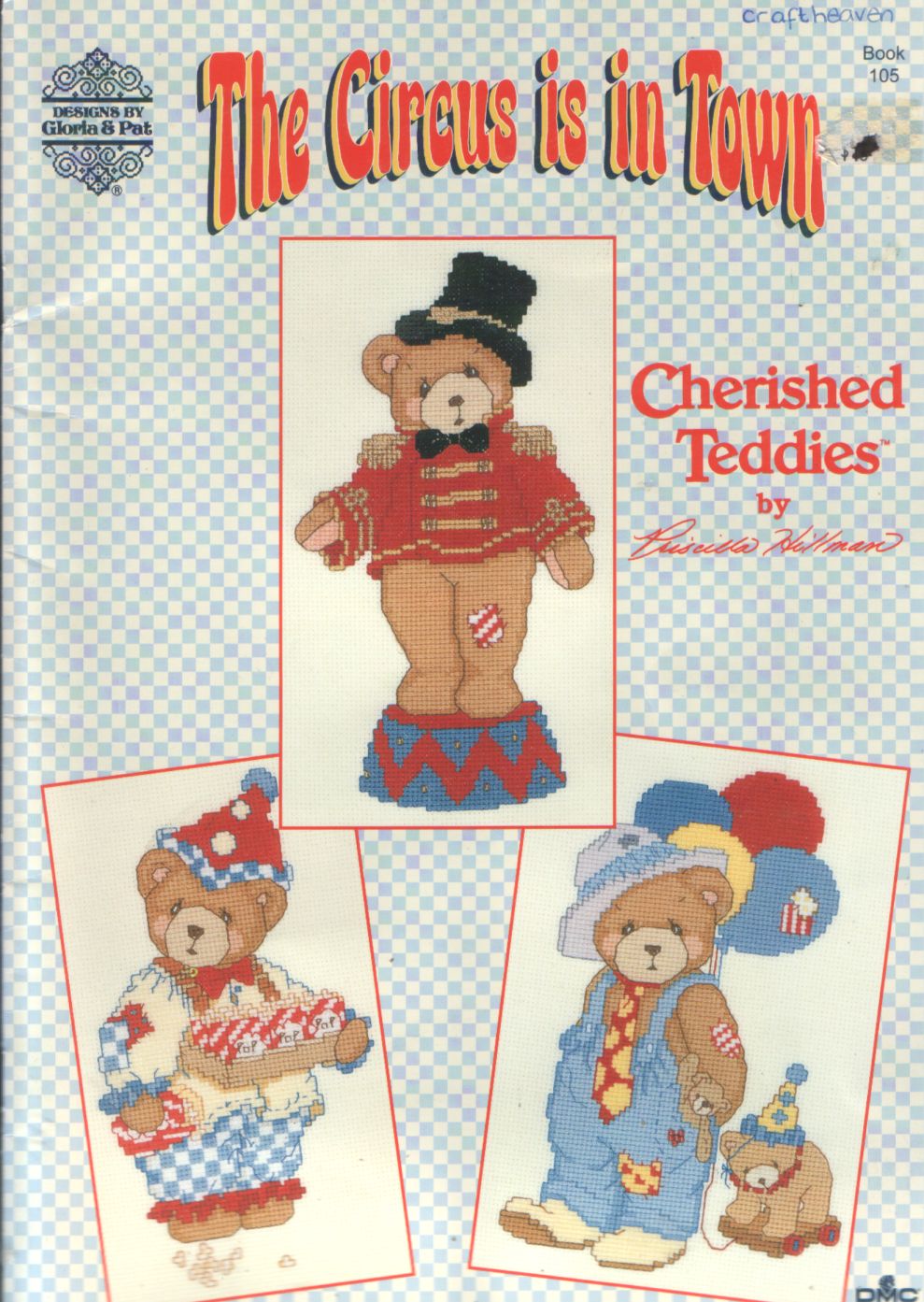 Schema punto croce Teddies Circus 1