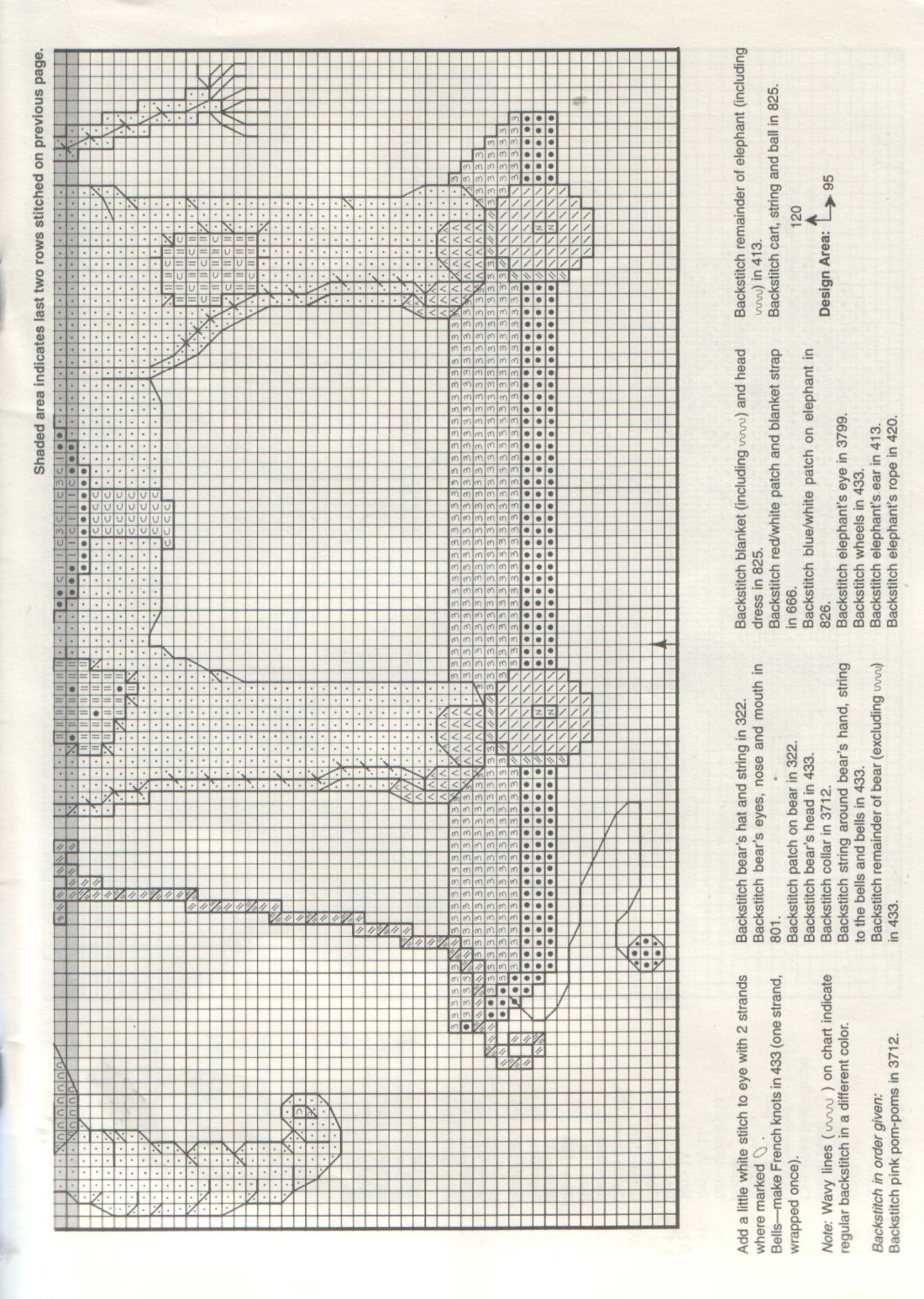 Schema punto croce Teddies Circus 12