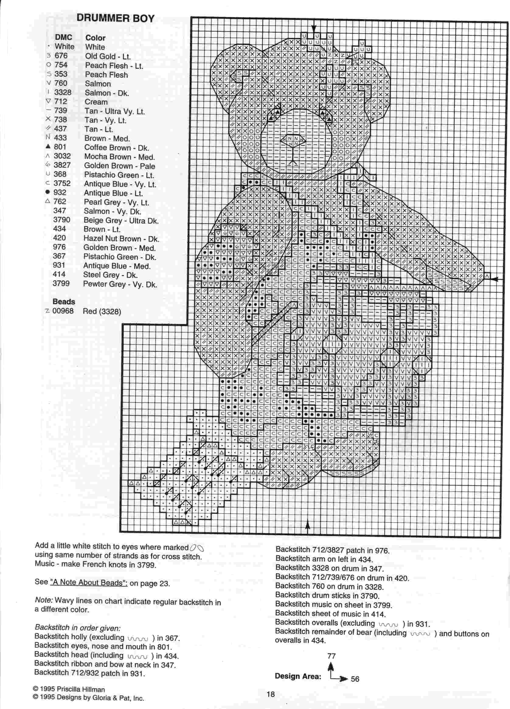 Schema punto croce Teddies Circus 21