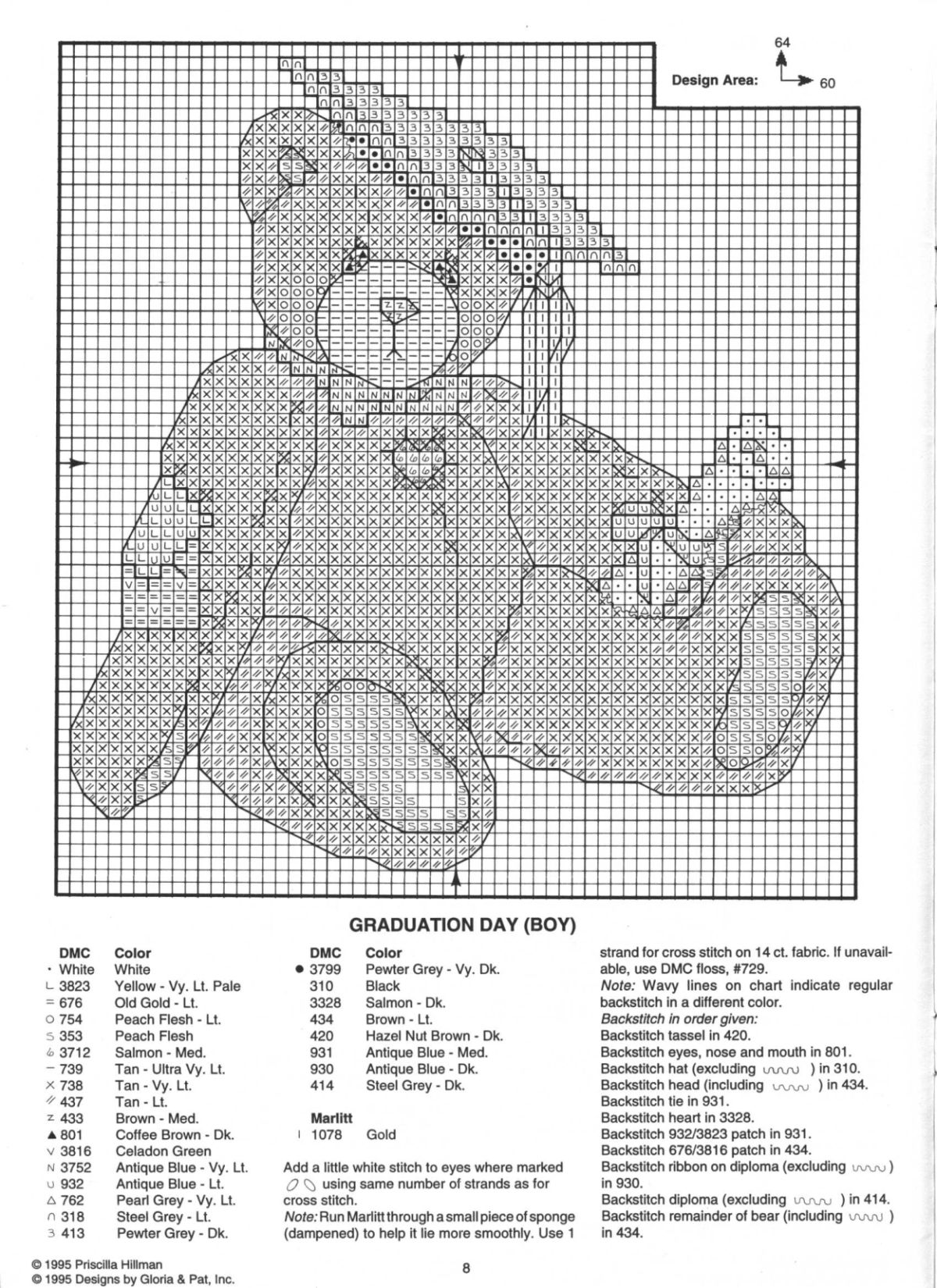 Schema punto croce Teddies For Holiday 6