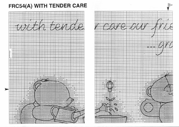 Schema punto croce With Tender Care 2