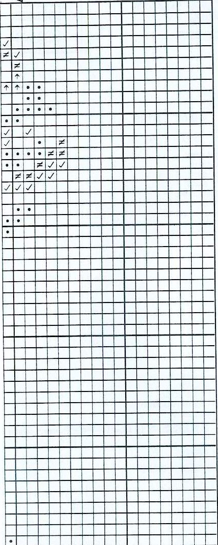 Schema punto croce Bagnetto 5