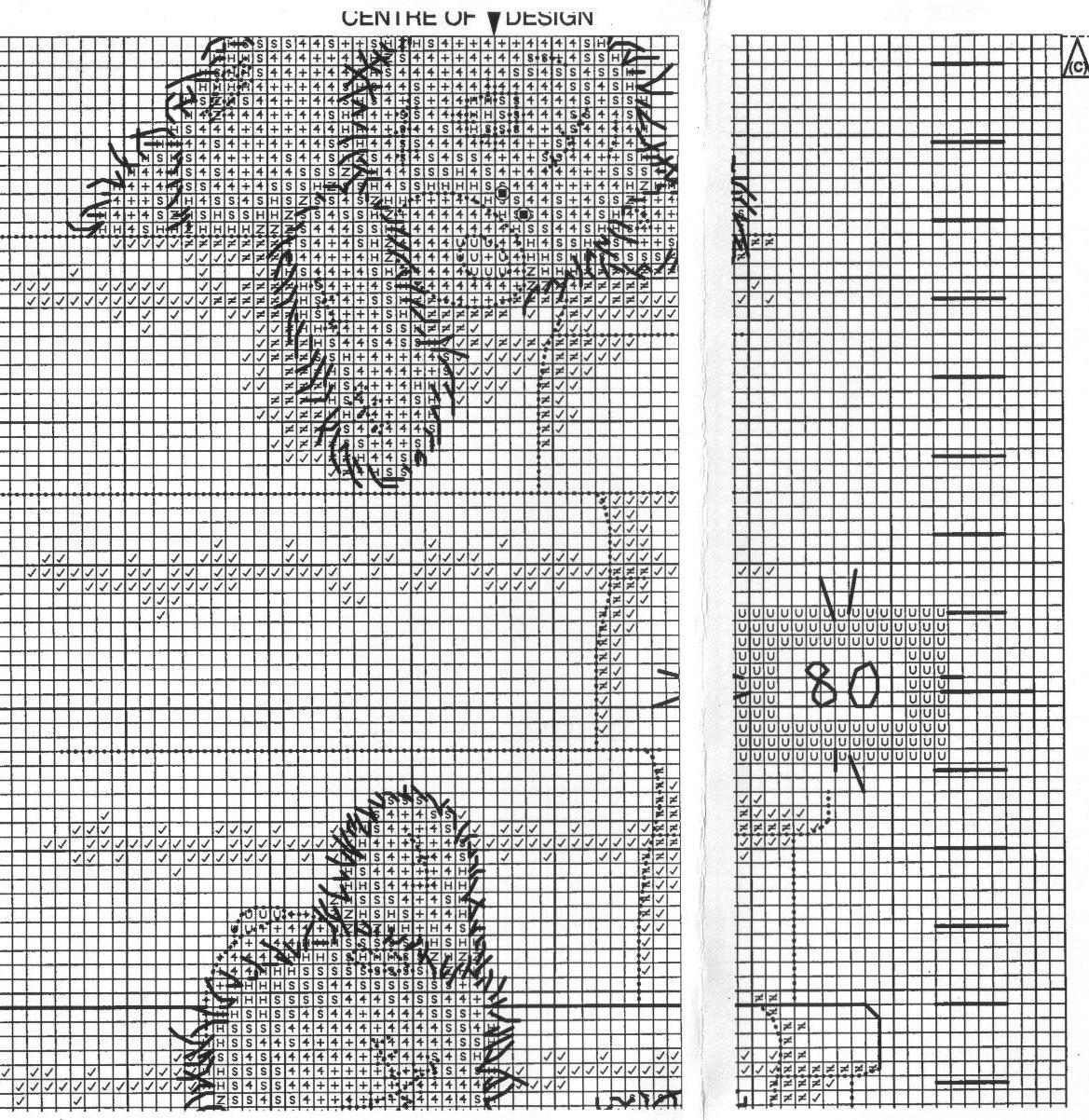 Schema punto croce Metro Tatty Teddy 11