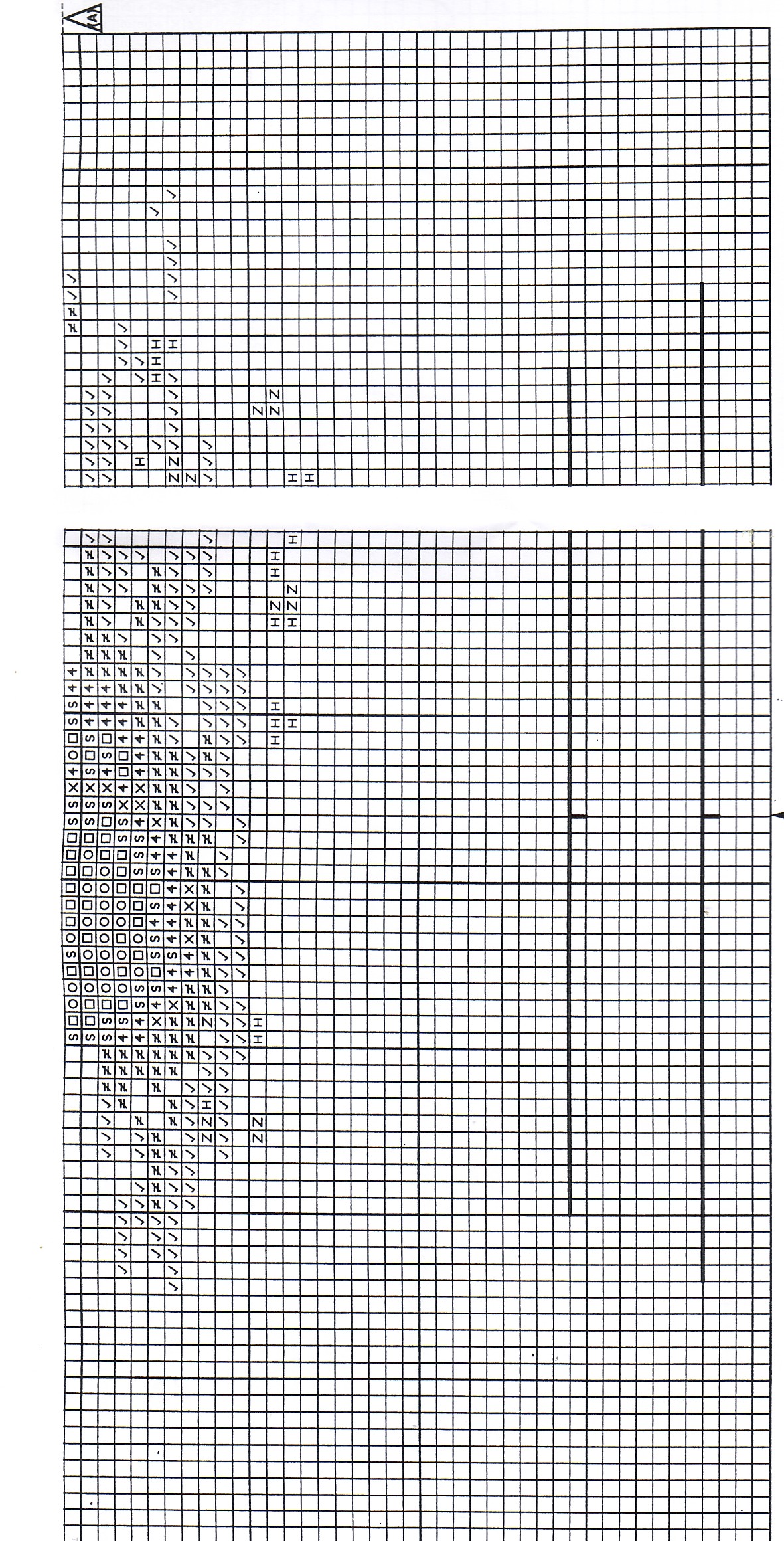 Schema punto croce Nozze 4