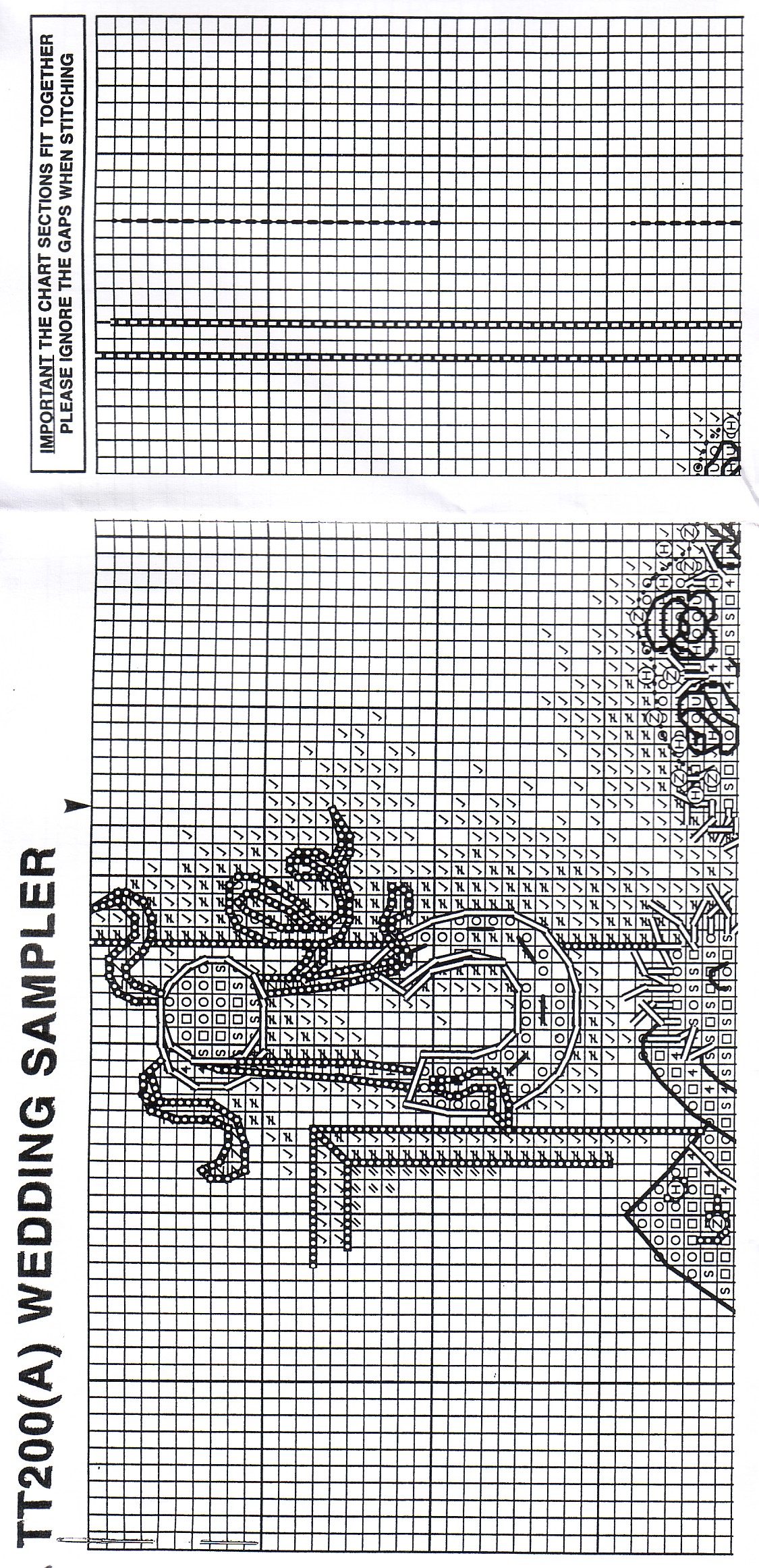 Schema punto croce Nozze 5