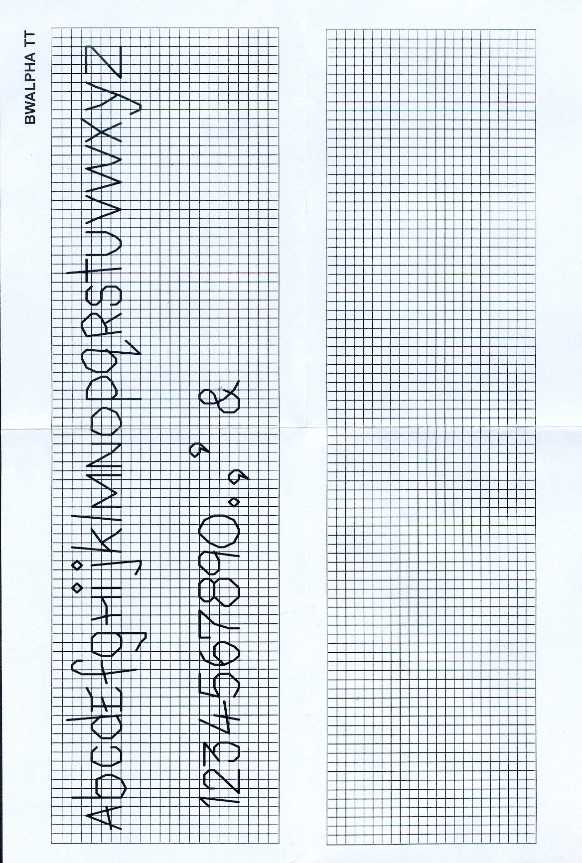 Schema punto croce Oggi Sposi 10