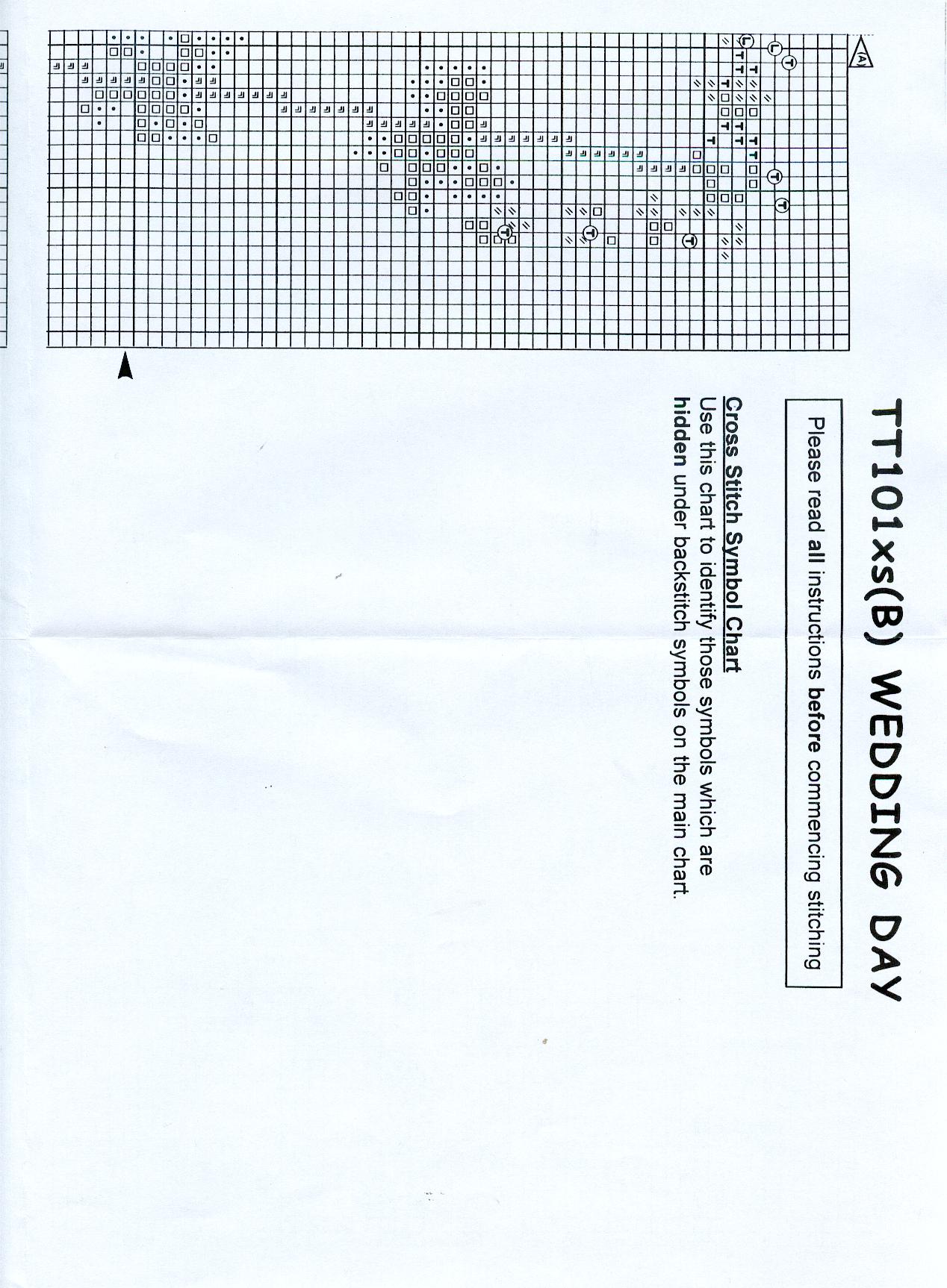 Schema punto croce Oggi Sposi 5