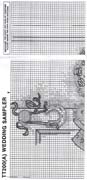 Schema punto croce Nozze 5