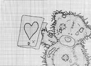 Schema punto croce Pittore 7