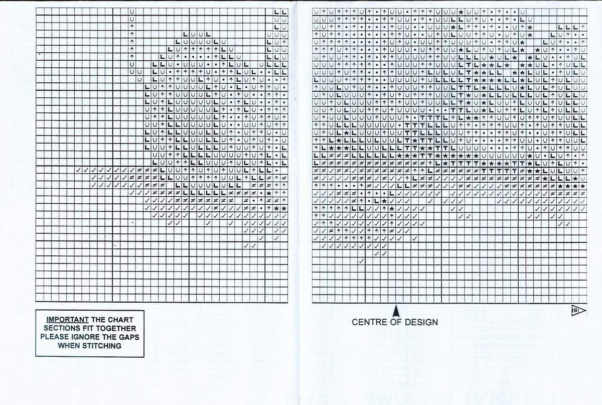 Schema punto croce Telefonata 6