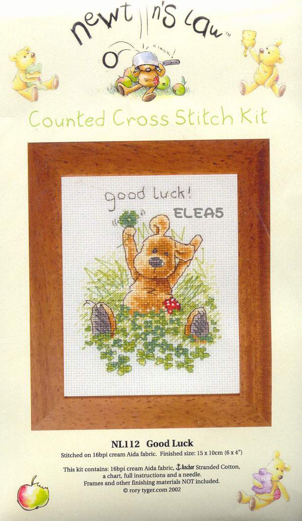 Schema punto croce Good Luck 1