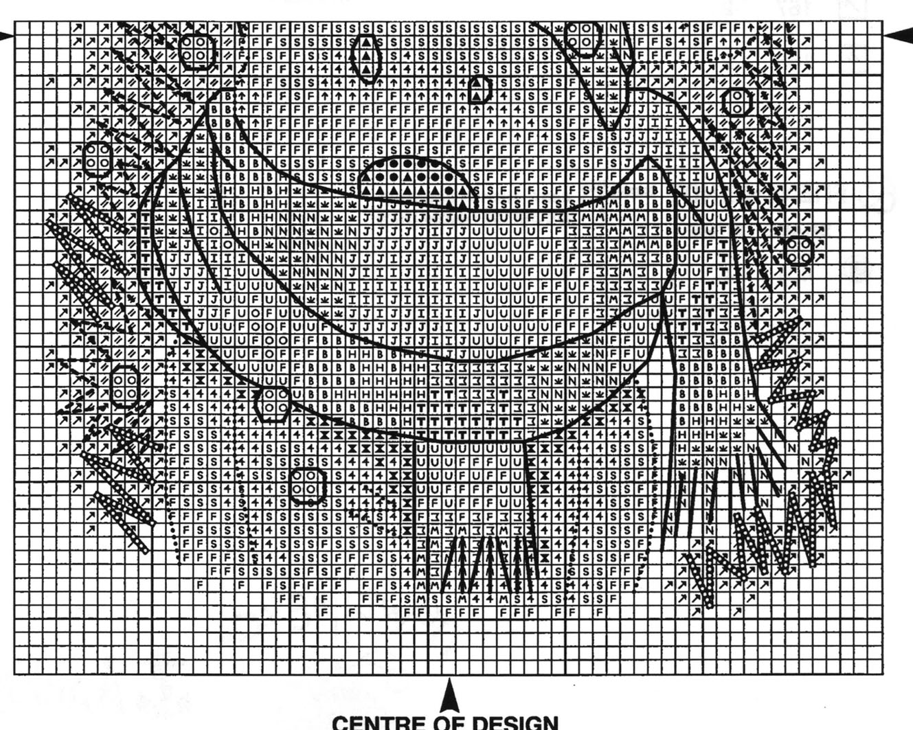 Schema punto croce Inverno 3