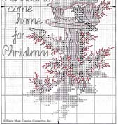 Schema punto croce Home For Christmas 07