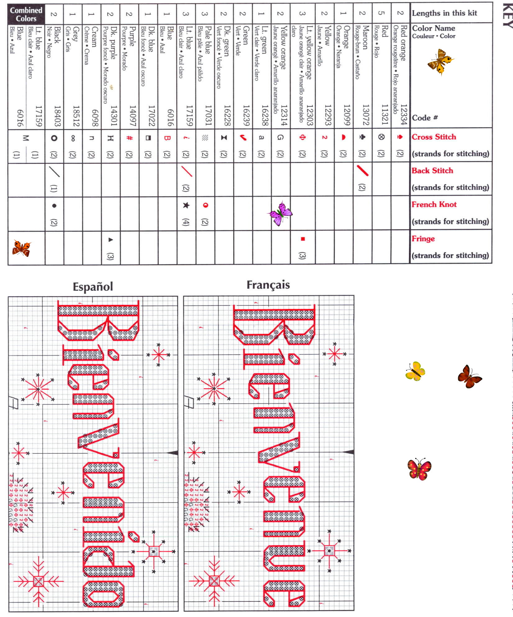 Schema punto croce Welcome Snowman 03