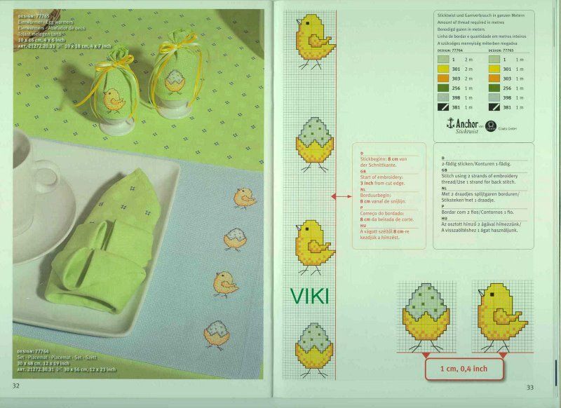 Schema punto croce Viki