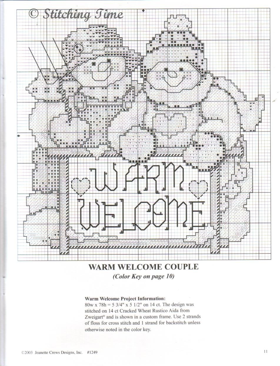 Schema punto croce Omino 6j