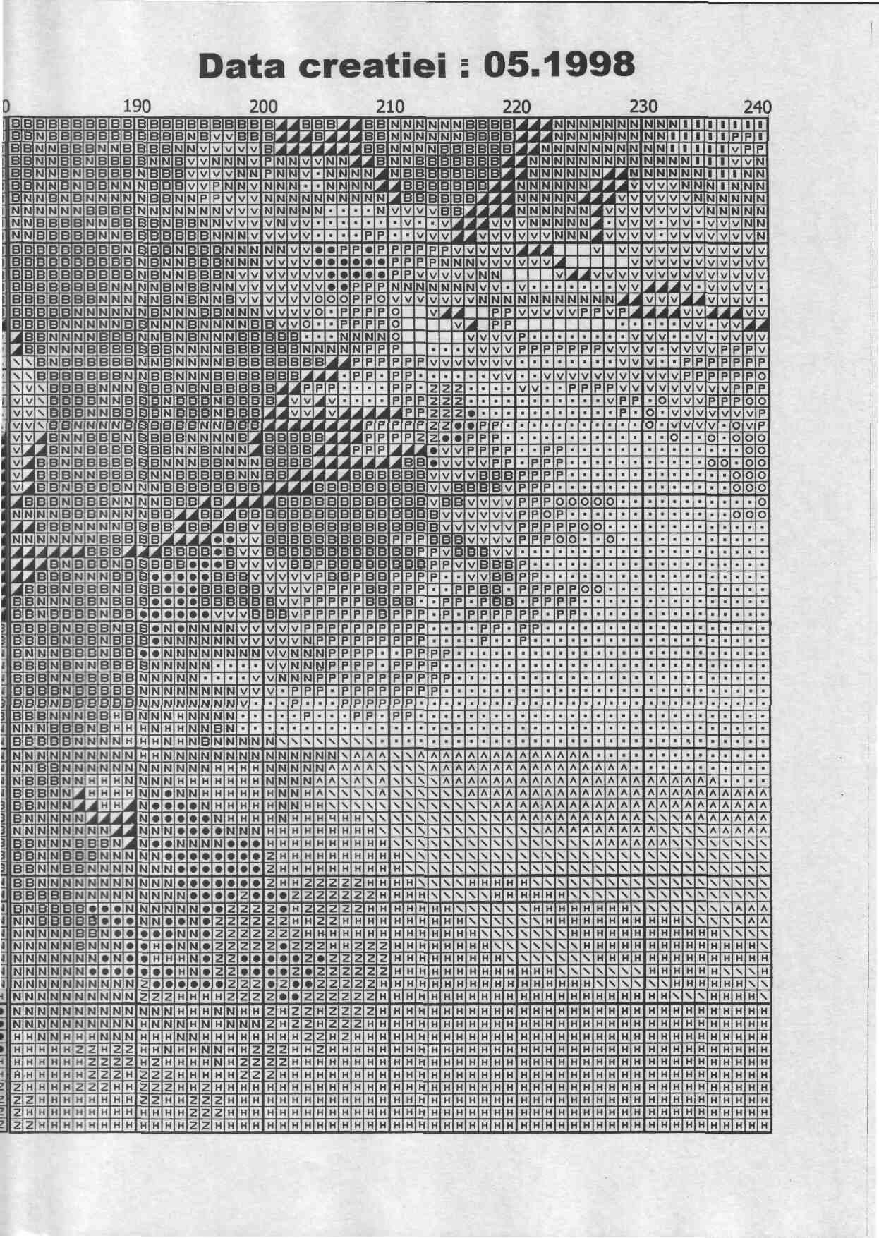 Schema punto croce Bimba E Oche 05