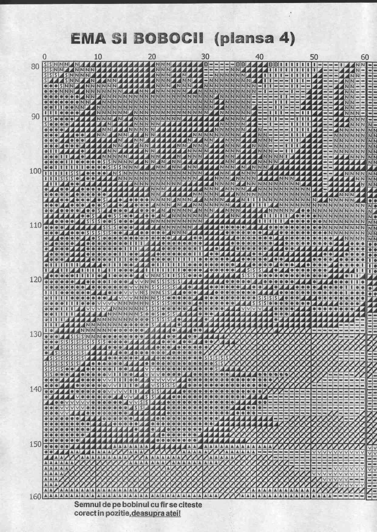 Schema punto croce Bimba E Oche 08