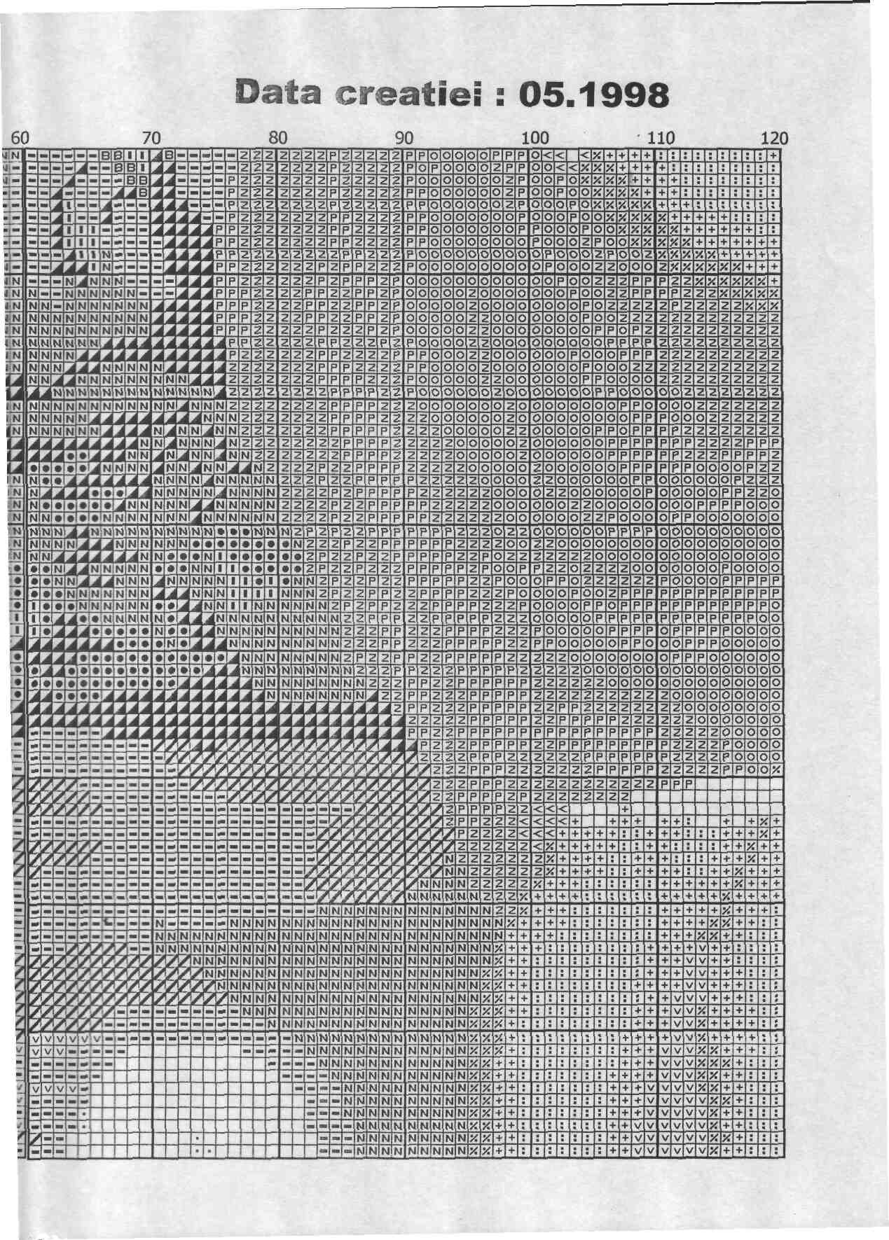 Schema punto croce Bimba E Oche 09