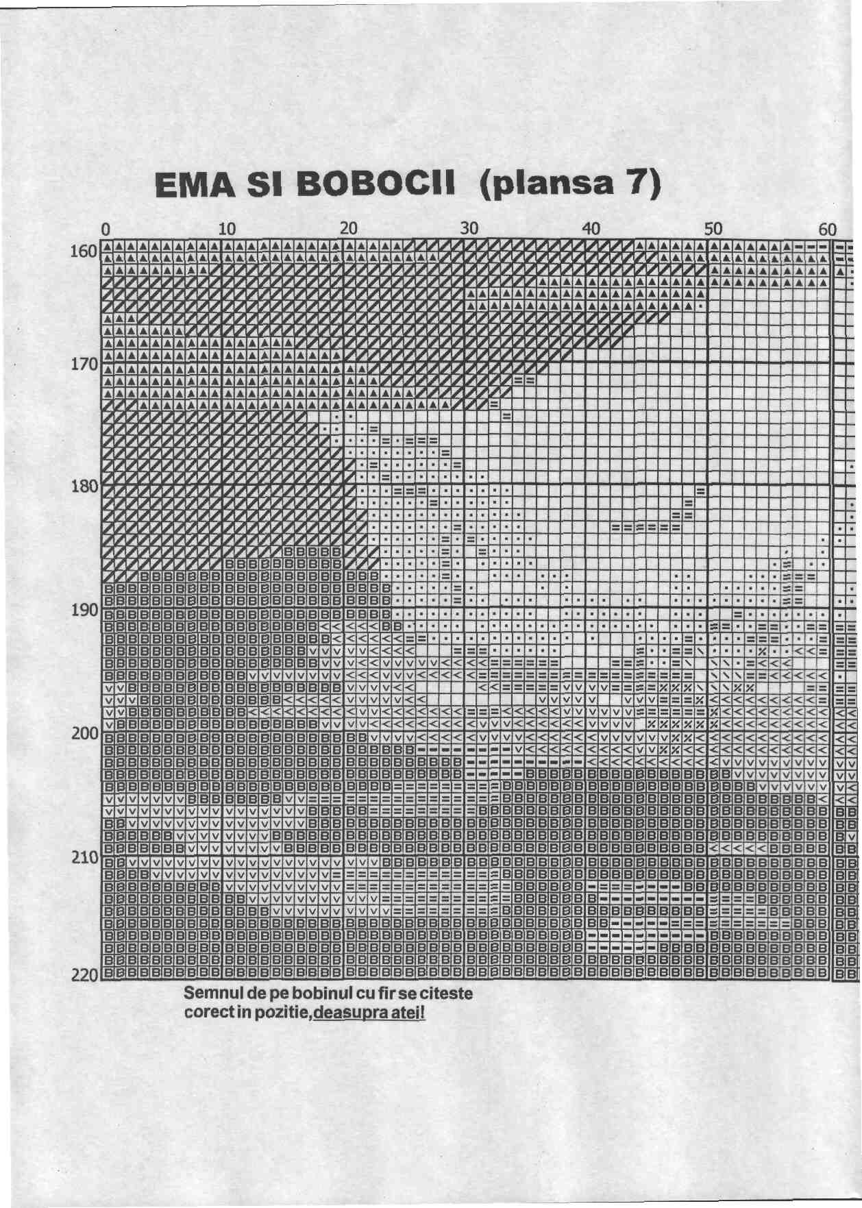 Schema punto croce Bimba E Oche 14