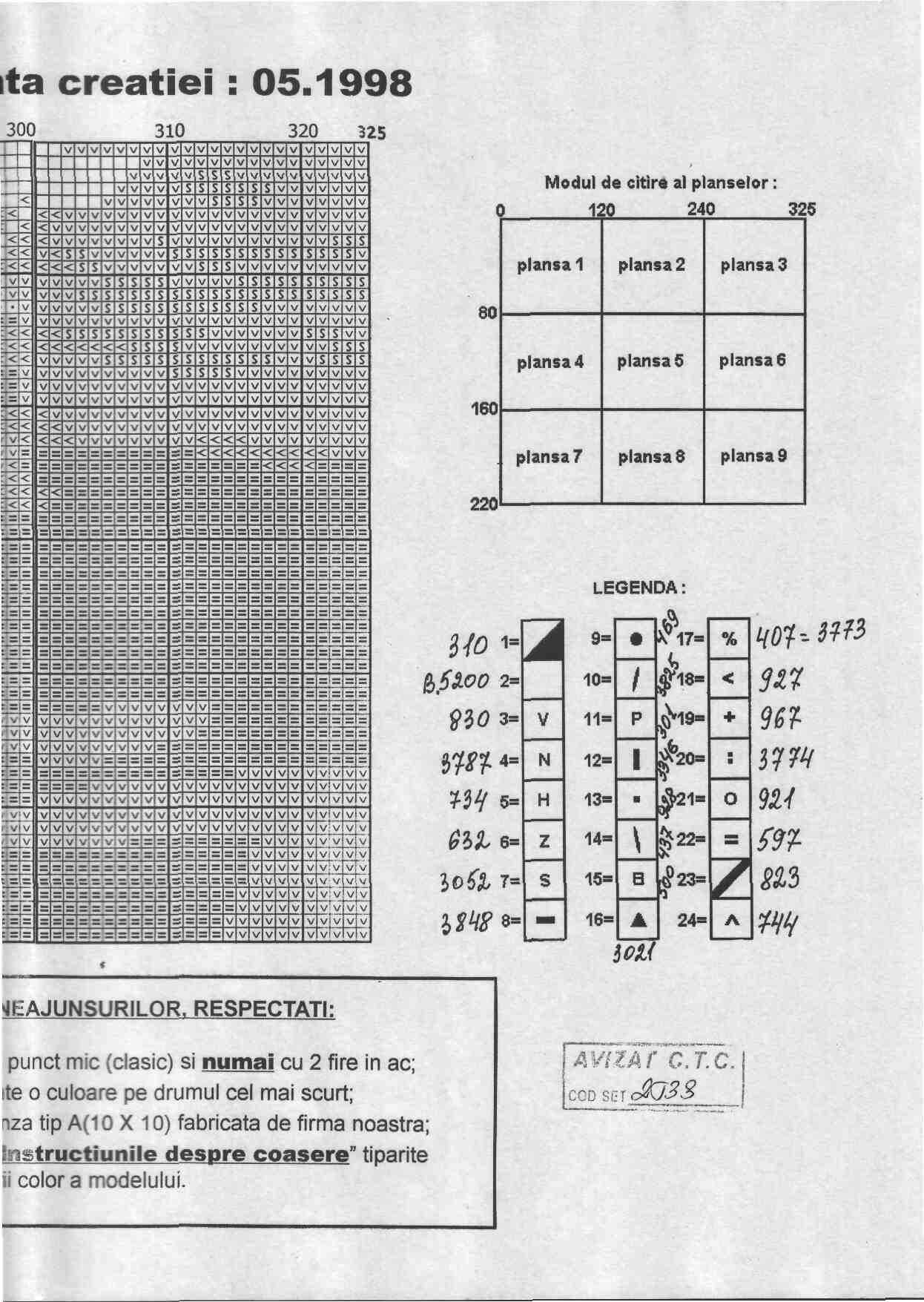 Schema punto croce Bimba E Oche 19