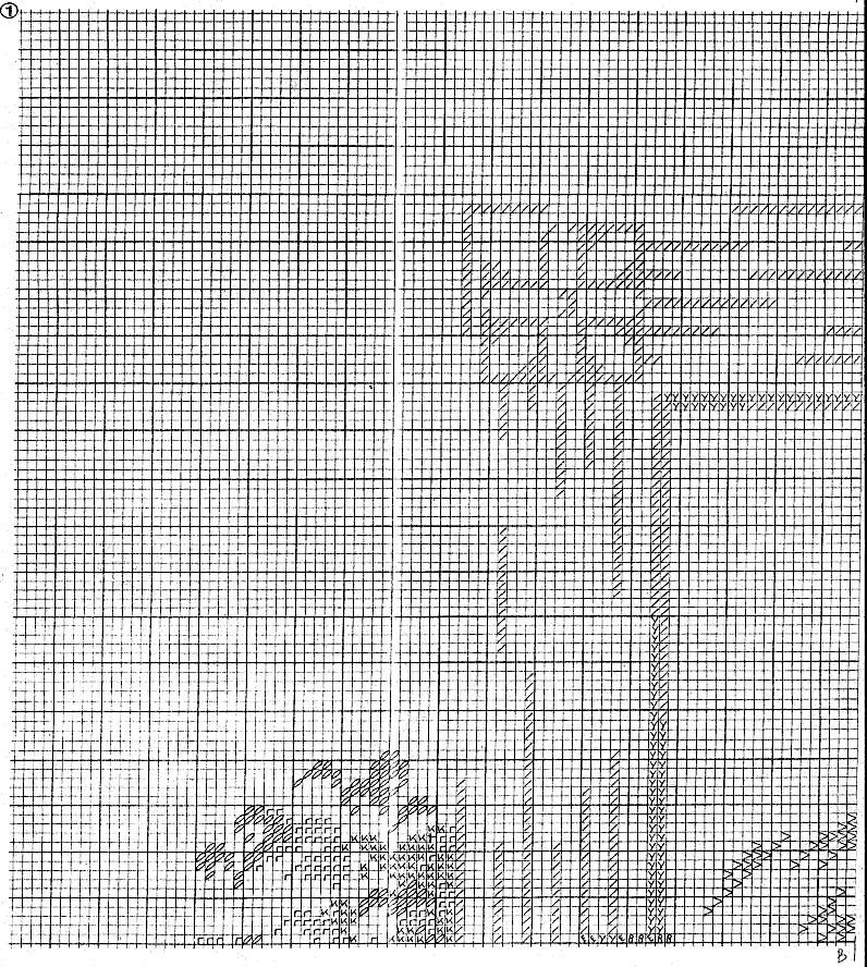 Schema punto croce Cappelli 02