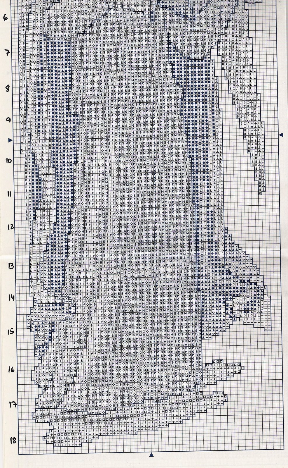 Schema punto croce Angel 03