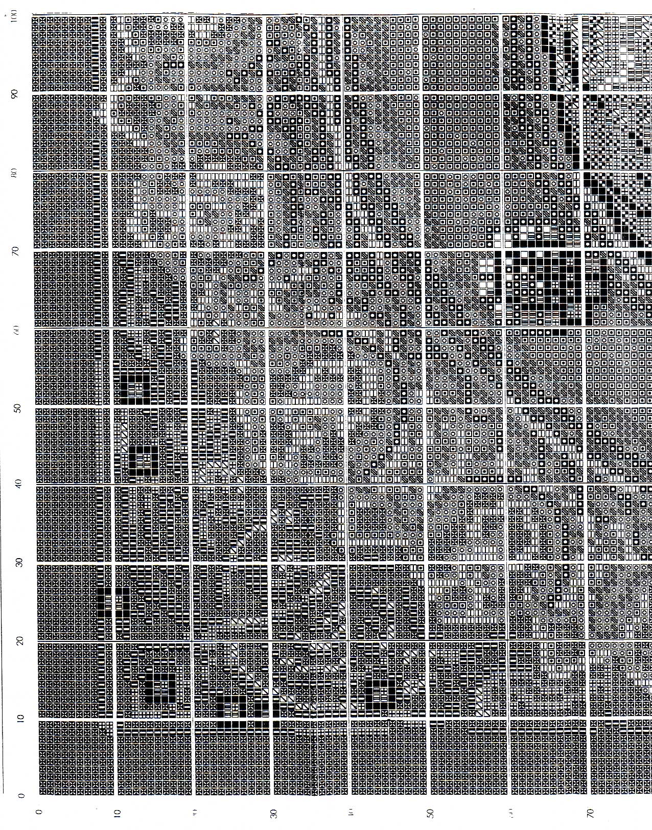 Schema punto croce Icona Di Kazan 02