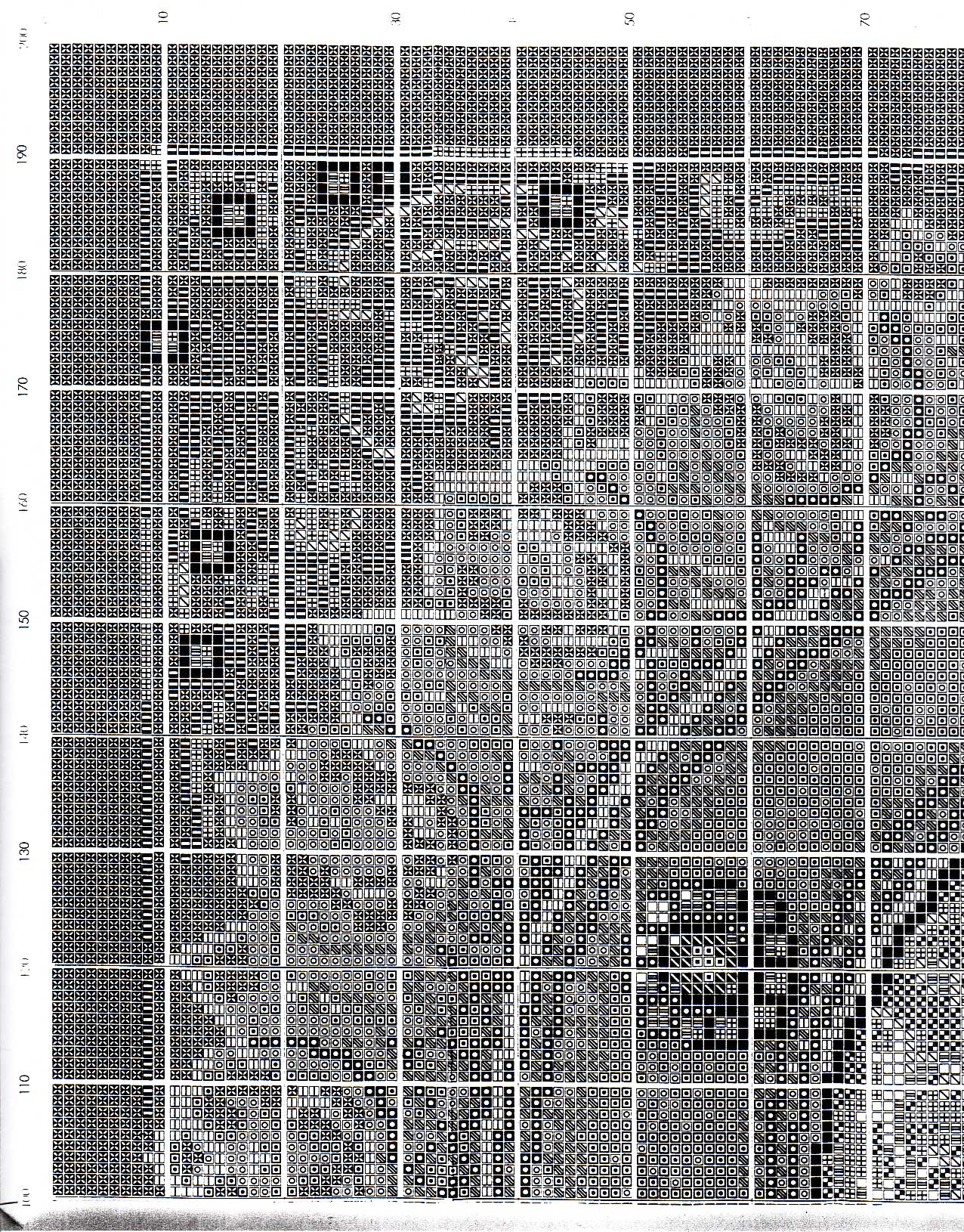 Schema punto croce Icona Di Kazan 04