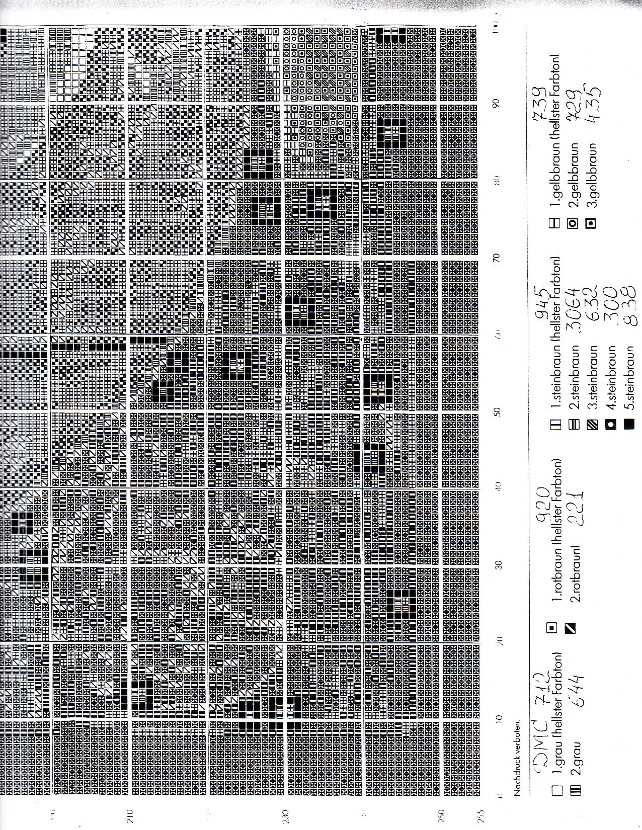 Schema punto croce Icona Di Kazan 07