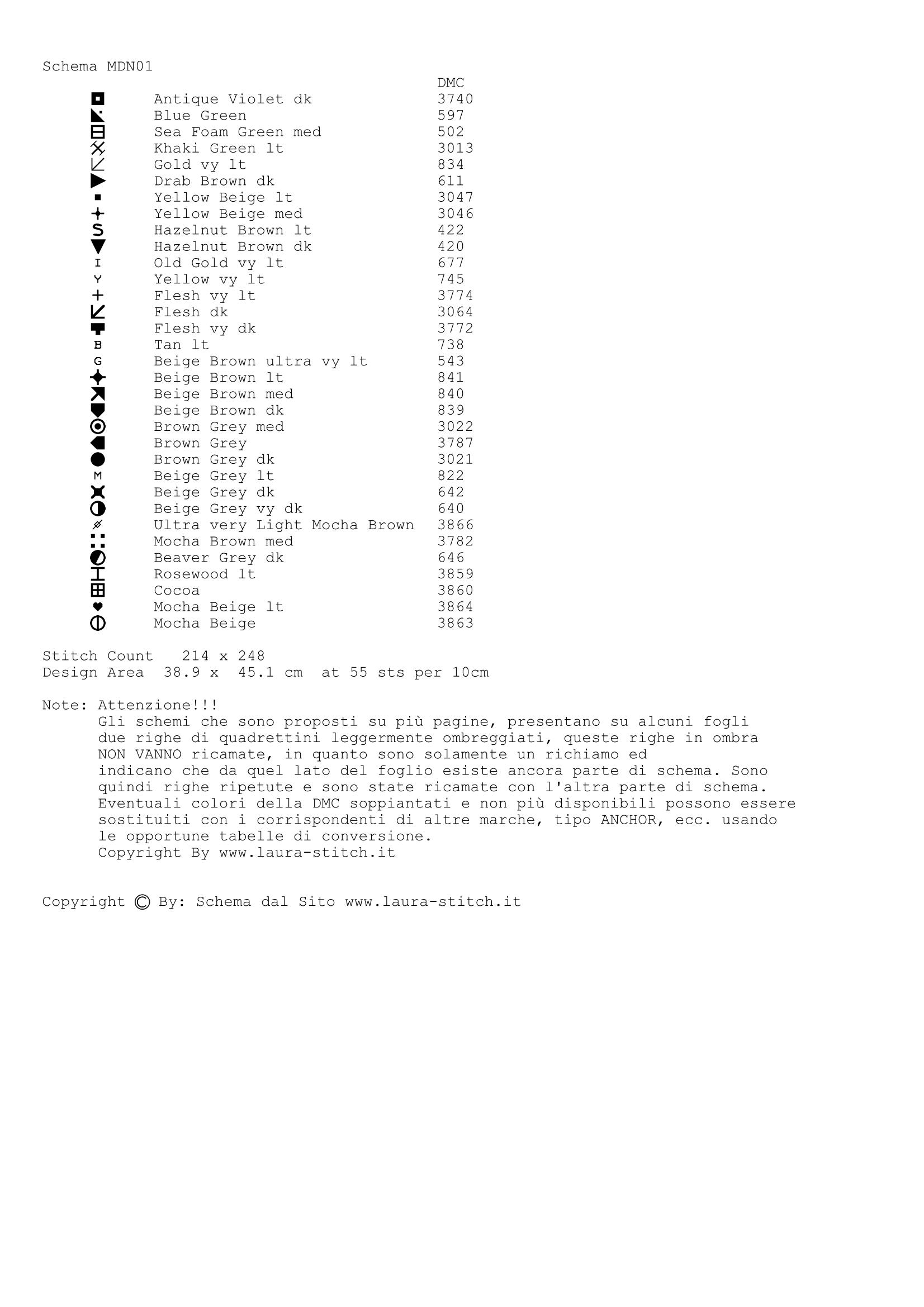 Schema punto croce Madonna In Scuro 11