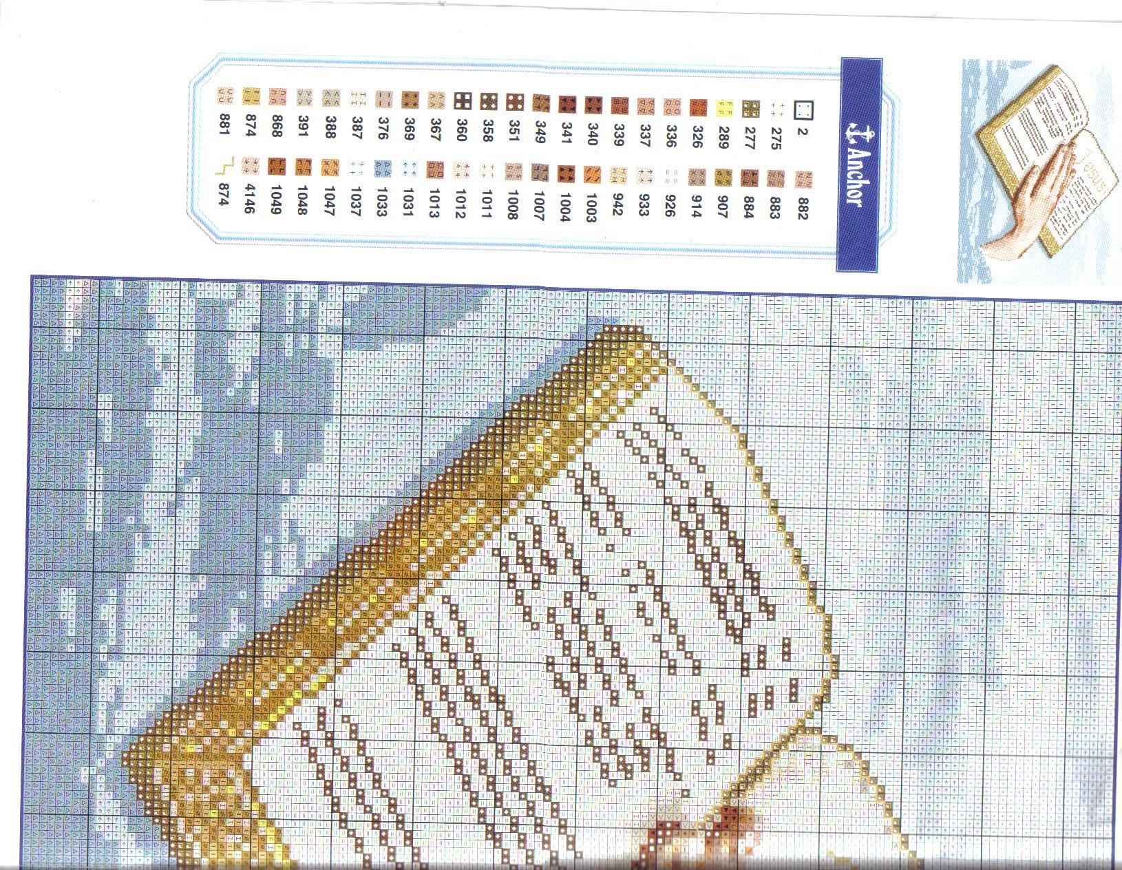 Schema punto croce Sacra Bibbia 02