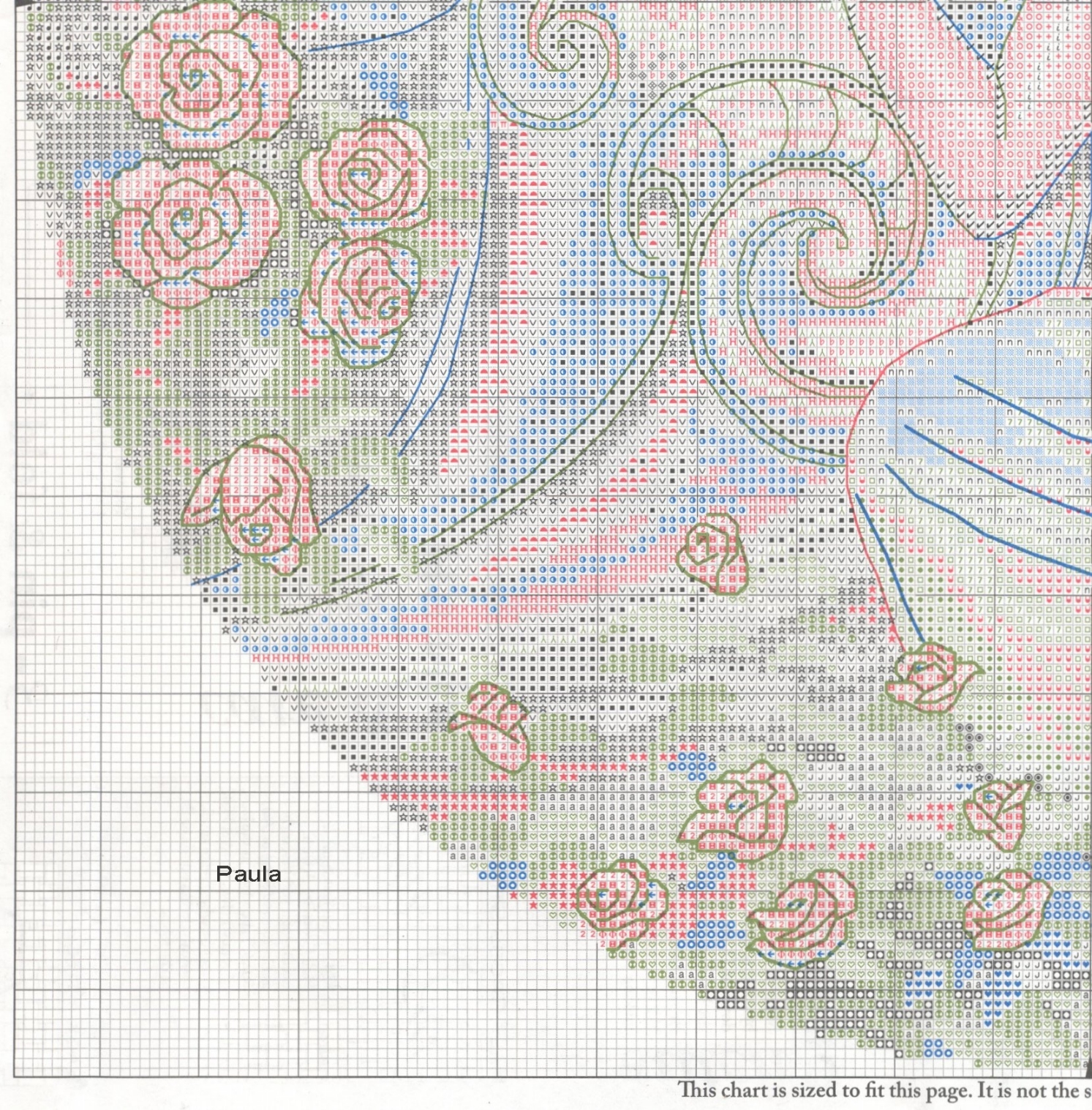 Schema punto croce Serenitys Garden 04