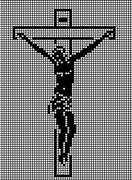 Schema punto croce Croce Nera